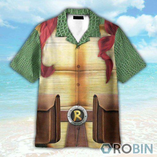 Raphael Raph TMNT Cosplay Costume Hawaiian Shirt