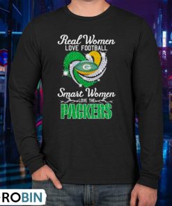 Real Women Love Football Smart Women Love The Green Bay Packers 2023 2024 Super Season Shirt