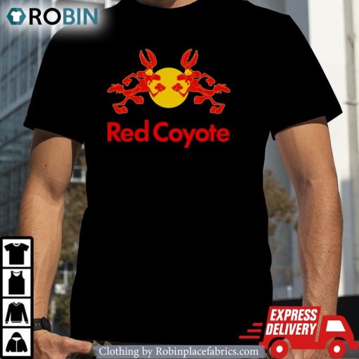 Red Coyote Gives You Acme Brand Wings Funny Logo Shirt