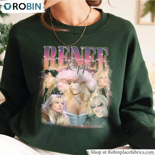 Renee Rapp Inspirational Shirt, Renee Rapp Talk Too Much Tee Tops Unisex Hoodie