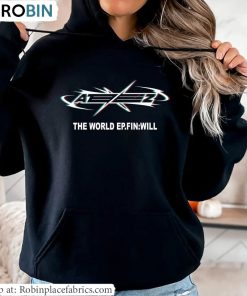 Retro Ateez The World Ep Fin Will Tracklist Hoodie , Ateez World Tour Shirt Sweater