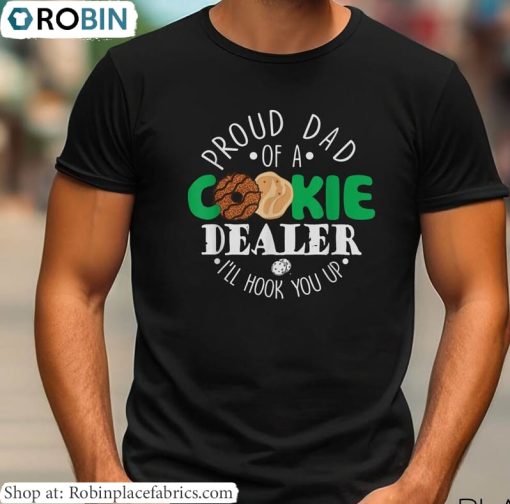Retro Cookie Dealer Shirt, Fantastic Scout Dad Cookie Dealer Hoodie Crewneck