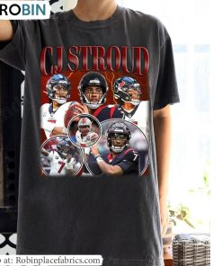 Retro Houston Texans Football Player Sweatshirt, Vintage Cj Stroud Shirt Crewneck