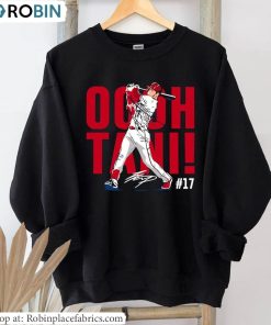 Retro Shohei Ohtani Shirt, Ohtani Signature Los Angeles Baseball Sweatshirt Hoodie