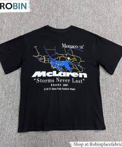 Rhude T Shirt, Letter Print Rhude Short Sleeve Unisex Hoodie Rhude T Shirt, Letter Print Rhude Short Sleeve Unisex Hoodie