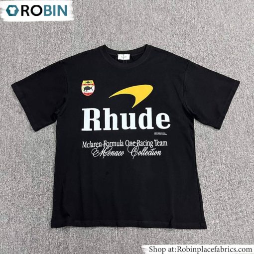 Rhude T Shirt, Letter Print Rhude Short Sleeve Unisex Hoodie