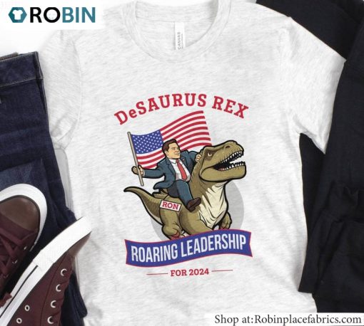 Ron Desantis Shirt, Ron Desantis 2024 Dinosaur Long Sleeve Sweater