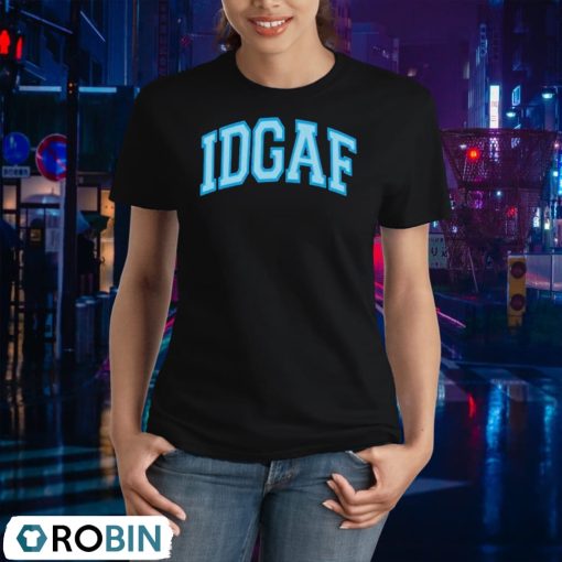 Sadie Crowell Idgaf Blue Shirt