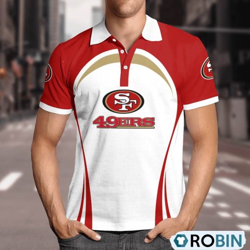 San Francisco 49ers Curve Casual Polo Shirt, San Francisco 49ers Team Gifts