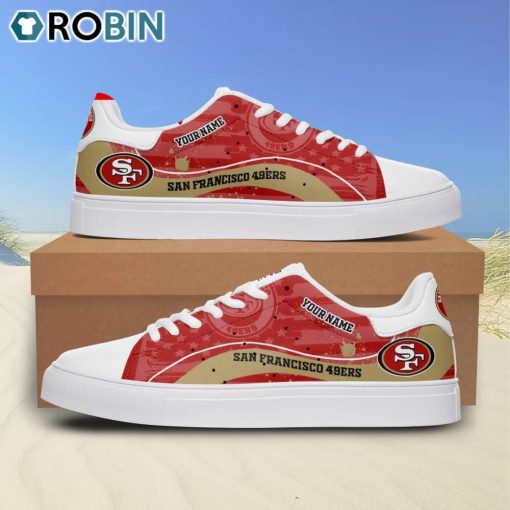 San Francisco 49ers Custom Name Stan Smith Sneakers