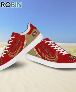San Francisco 49ers Football Design Personalized Stan Smith Sneakers San Francisco 49ers Football Design Personalized Stan Smith Sneakers