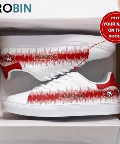 San Francisco 49ers Football Personalized Stan Smith Sneakers San Francisco 49ers Football Personalized Stan Smith Sneakers