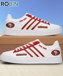 San Francisco 49ers Line Design Personalized Stan Smith Sneakers San Francisco 49ers Line Design Personalized Stan Smith Sneakers