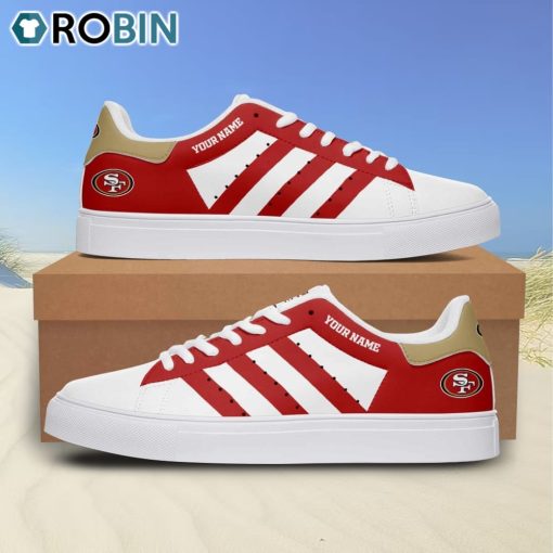 San Francisco 49ers Logo Design Personalized Stan Smith Sneakers