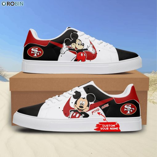 San Francisco 49ers Mickey Personalized Stan Smith Sneakers