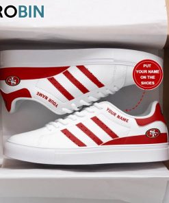 San Francisco 49ers Personalized Stan Smith Sneakers San Francisco 49ers Personalized Stan Smith Sneakers
