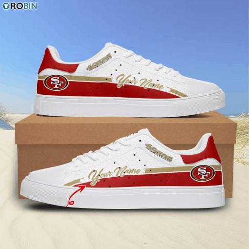 San Francisco 49ers PFootball Personalized Stan Smith Sneakers