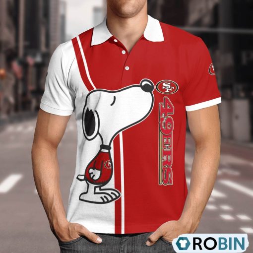 San Francisco 49ers Snoopy Polo Shirt, San Francisco 49ers Gifts