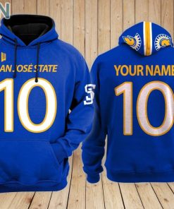 San Jose State Spartans Hoodie Custom Name and Number