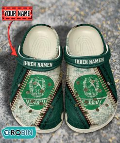 SC DHfK Leipzig Handball Leather Zip Design Crocs Shoes