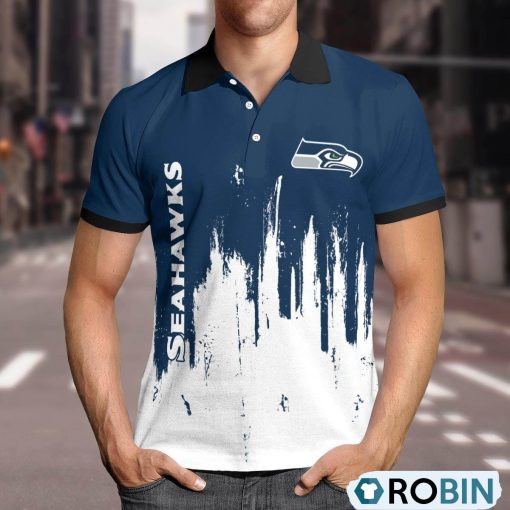 Seattle Seahawks Lockup Victory Polo Shirt, Seahawks Merchandise