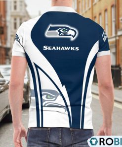 Seattle Seahawks Magic Team Logo Polo Shirt, Seattle Seahawks Gifts