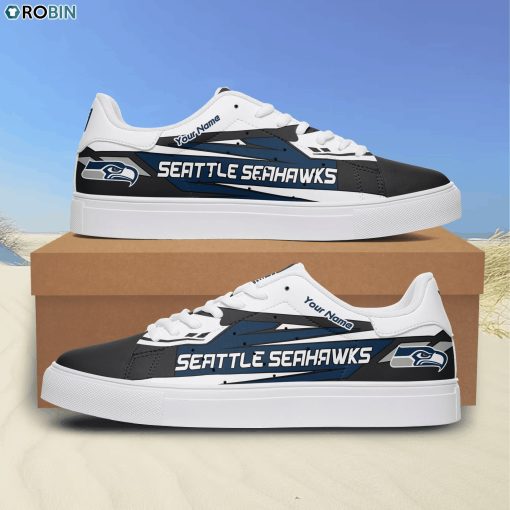 Seattle Seahawks Personalized Stan Smith Sneakers