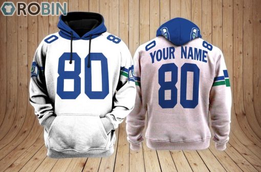Seattle Seahawks Teams Hoodie Custom Name and Number