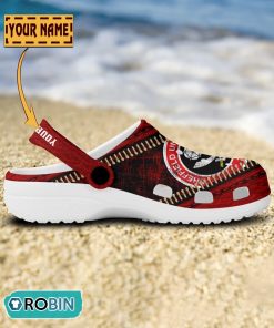 Sheffield United F.C Leather Zip Design Crocs Shoes