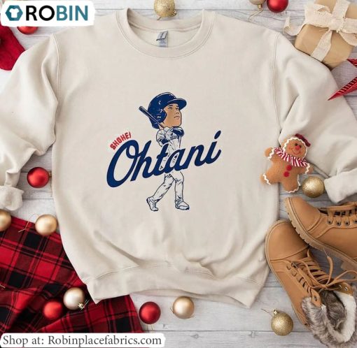 Shohei Ohtani Shirt, Los Angeles Baseball Logo Hoodie, Sweatshirt Unisex