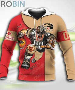 SIU Edwardsville Cougars NCAA Hoodie Football Go On