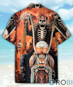 Skull Gangster Biker Ride Or Die Motorcycles Racing Hawaiian Shirt Skull Gangster Biker Ride Or Die Motorcycles Racing Hawaiian Shirt