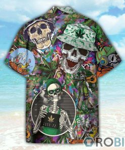 Skull Hippie Button’s Up Shirts, Hawaiian Shirt Skull Hippie Button’s Up Shirts, Hawaiian Shirt