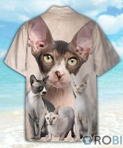 Sphynx Great Funny Button’s Up Shirts Hawaiian Shirt