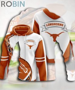 Sports American Football Ncaaf Texas Longhorns Usa 671 NCAA Hoodie 3D