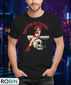 spurring-up-trouble-elray-art-est-1970-unisex-shirt