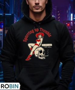 spurring-up-trouble-elray-art-est-1970-unisex-shirt-4