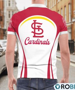 St Louis Cardinals Curve Casual Polo Shirt St Louis Cardinals Curve Casual Polo Shirt