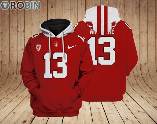 Stanford Cardinal Hoodie Custom Name and Number
