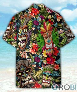 Summer Aloha Colorful Tiki Tiki Hawaiian Shirt