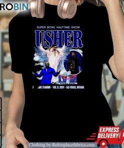 Super Bowl 2024 Halftime Show Usher Allegiant Stadium Feb, 11, 2024 Las Vegas, Nevada Unisex Shirt