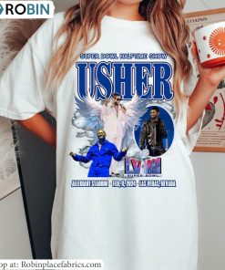 Super Bowl 2024 Shirt, Usher Super Bowl 2024 Tee Tops Unisex Hoodie