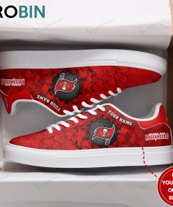 Tampa Bay Buccaneers In Hole Design Personalized Stan Smith Sneakers