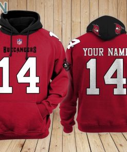 Tampa Bay Buccaneers Teams Hoodie Custom Name and Number Tampa Bay Buccaneers Teams Hoodie Custom Name and Number