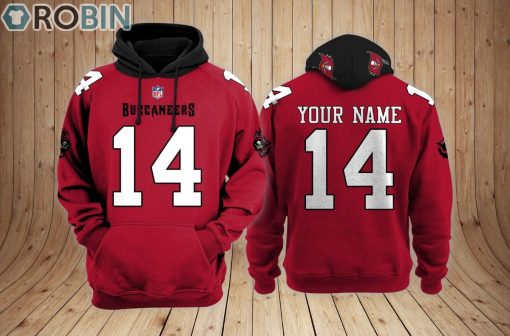 Tampa Bay Buccaneers Teams Hoodie Custom Name and Number