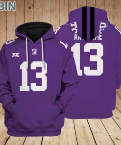 Tcu Horned Frogs Hoodie Custom Name and Number