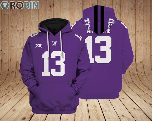 Tcu Horned Frogs Hoodie Custom Name and Number