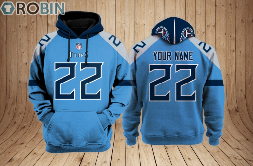 Tennessee Titans Teams Hoodie Custom Name and Number