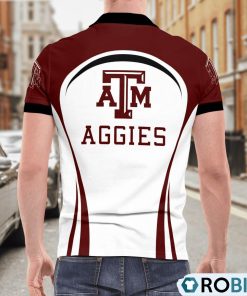 Texas A&M Aggies Curve Casual Polo Shirt, Texas A&M Aggies Gifts for Fans