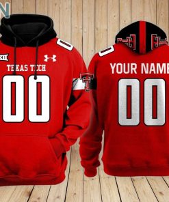Texas Tech Red – TTU Hoodie Custom Name and Number